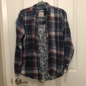 American eagle flannel top